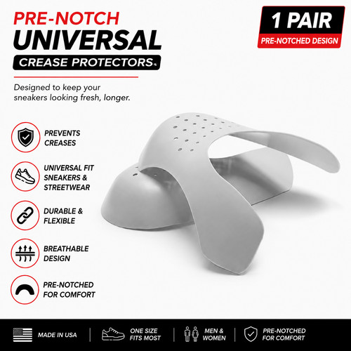 Sneaker shields pre notched - shields, pre-notched