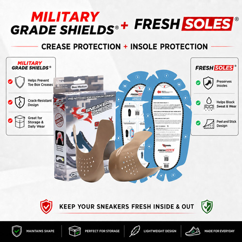 Sneaker shields military grade - shields,